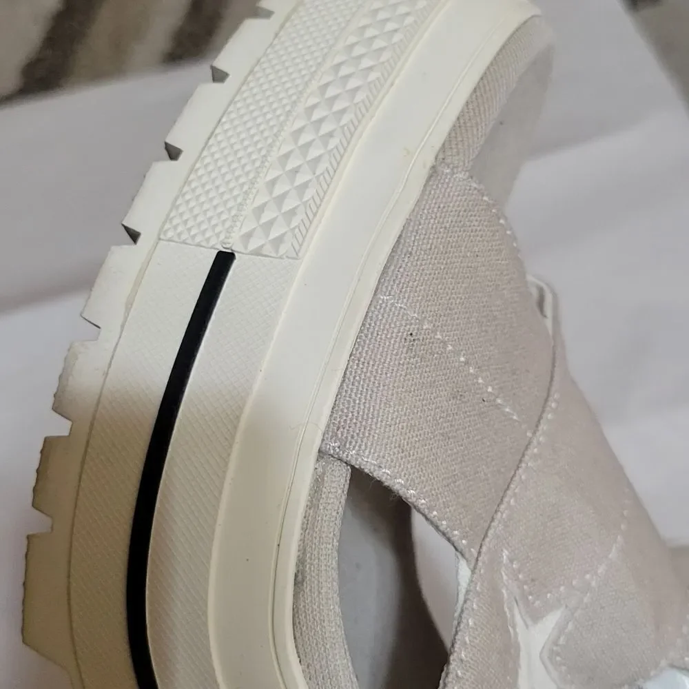 Converse Women's Beige Platform Espadrille Sandals